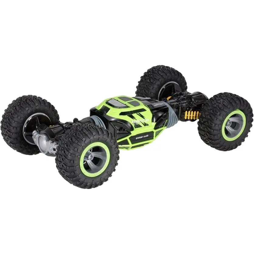 Машинка-перевертыш XPRO LK-2169 вездеход на радиоуправлении 4WD мощный двигатель хватает на 20-25 мин езды в среднем режиме зеленая - фото 3