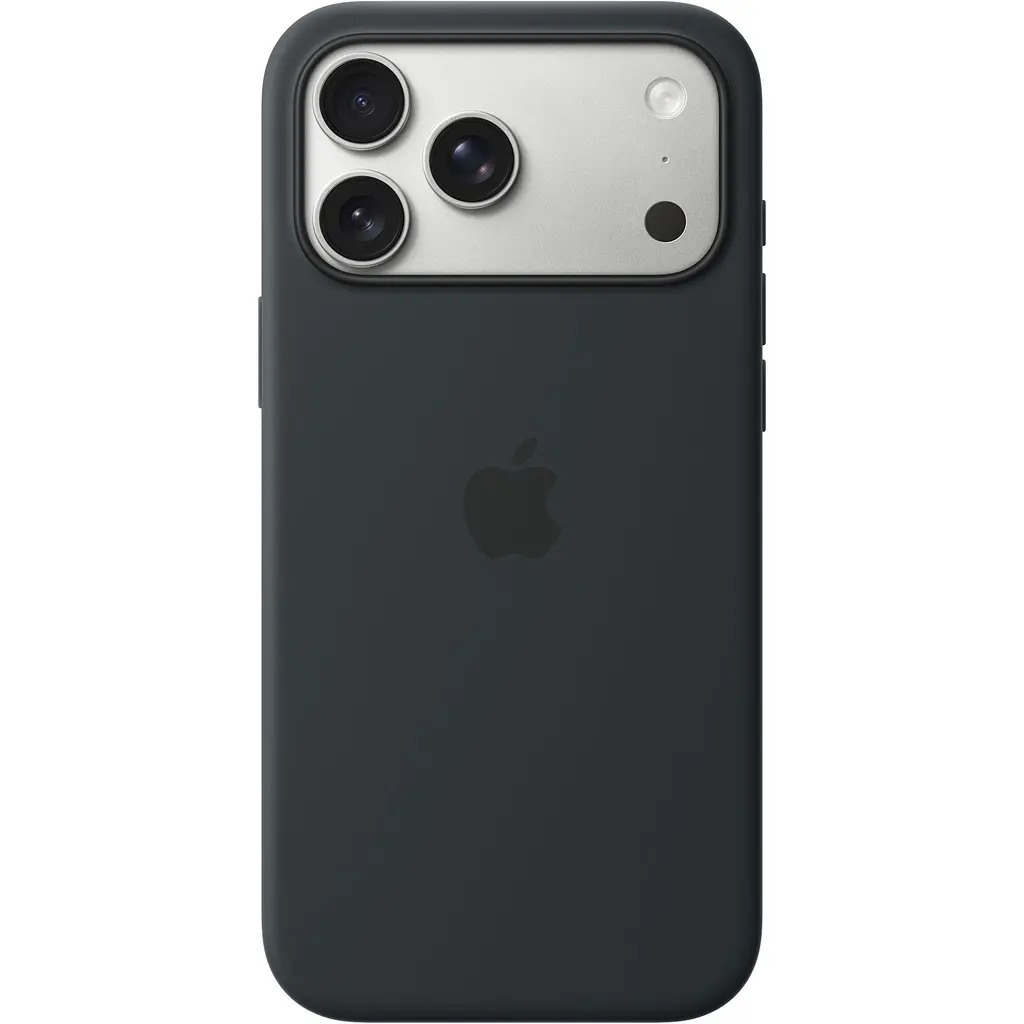 Чохол Silicone Case with Button, Animation & MagSafe для Apple iPhone 17 Pro Max Black AAA [149948] - фото 2