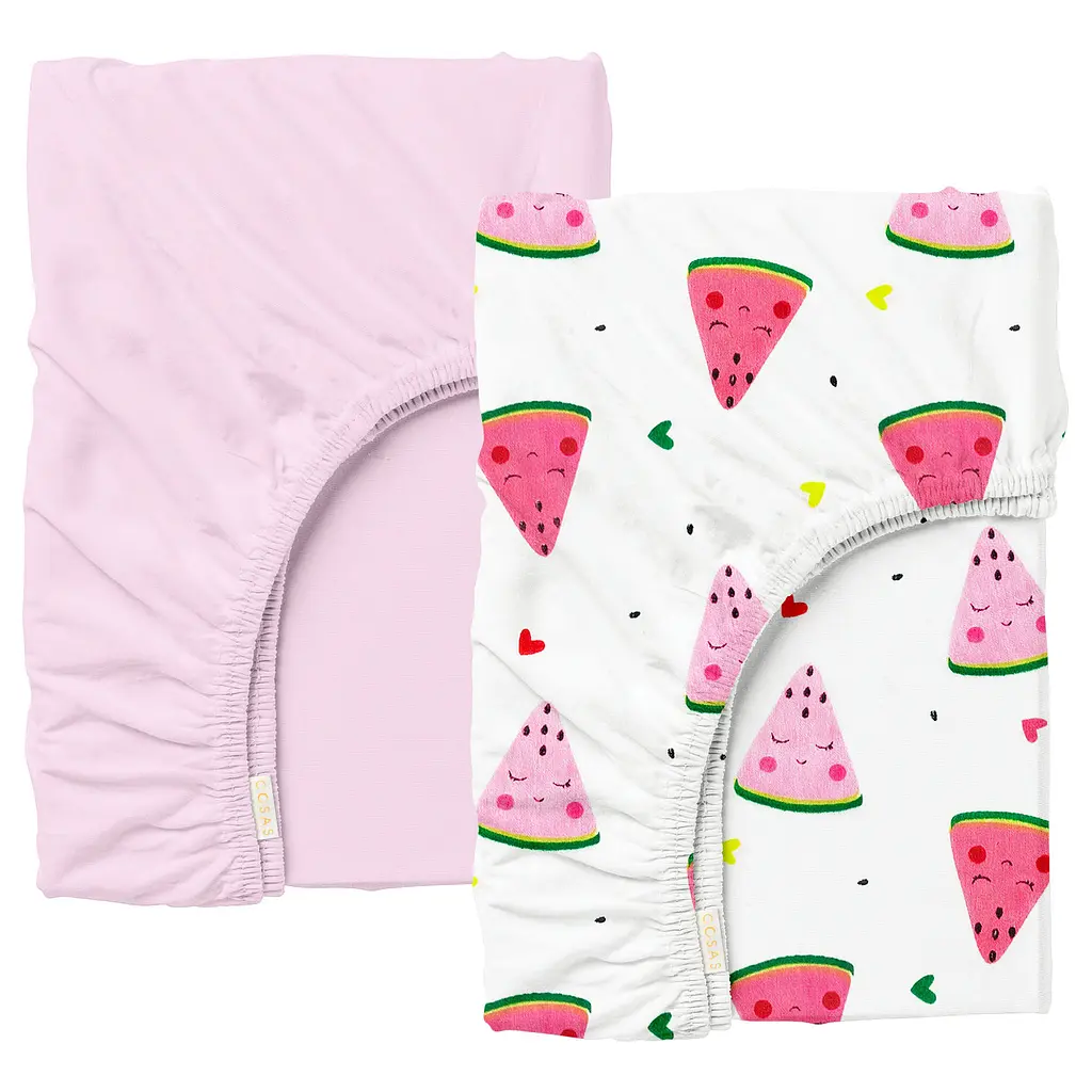 Набір простирадло на резинці 180х200 WATERMELON COSAS (4822052419724)