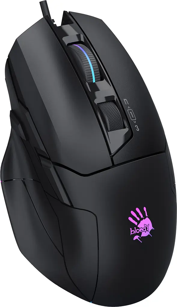 Миша A4Tech Bloody W70 Max USB stone black - фото 2