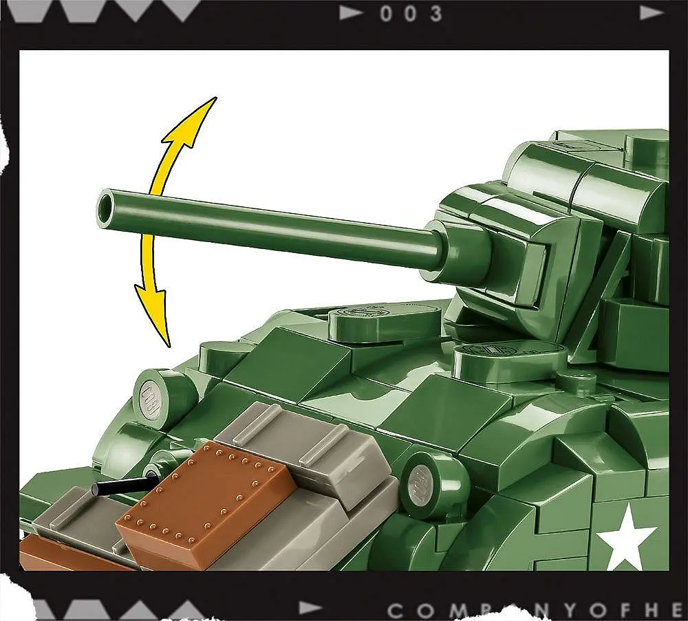 Конструктор CОВІ танк 1:35 Sherman M4A1 3044 - фото 7