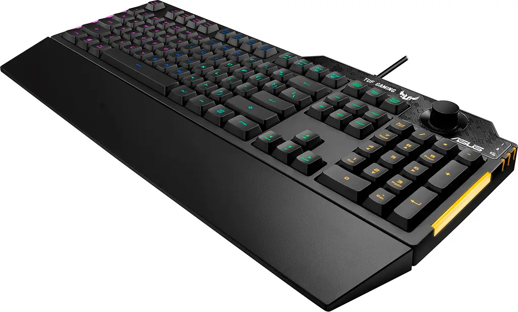 Клавиатура Asus TUF Gaming K1 USB Black UKR (90MP01X0-BKMA00) - фото 3