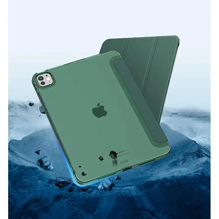 Чохол-книжка BeCover Tri Fold Hard для Apple iPad Pro 11" M4 2024 Dark Green (711727) - фото 4