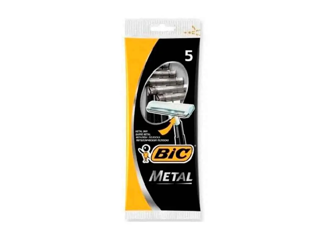Станок для голiння BIC 1 Metal для гоління 5шт\уп