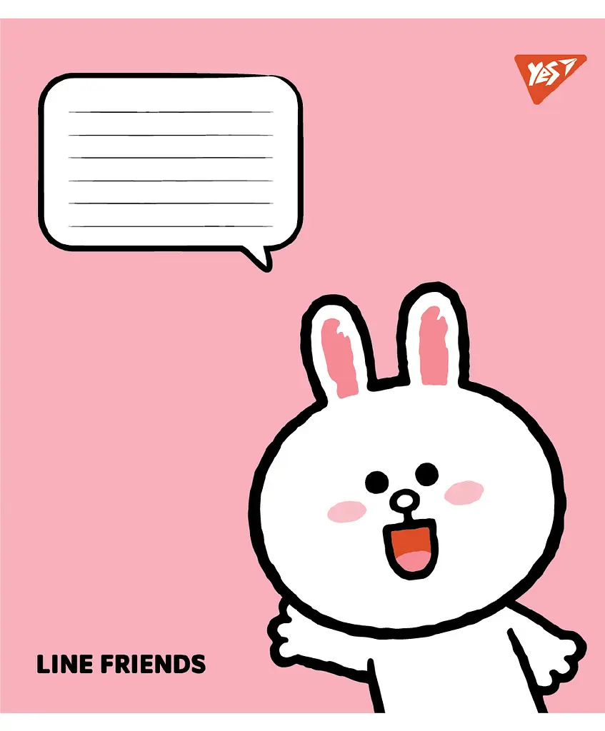 Набір зошитів шкільних YES А5/12 клітинка Line Friends Stylish 25 шт (767645) - фото 3
