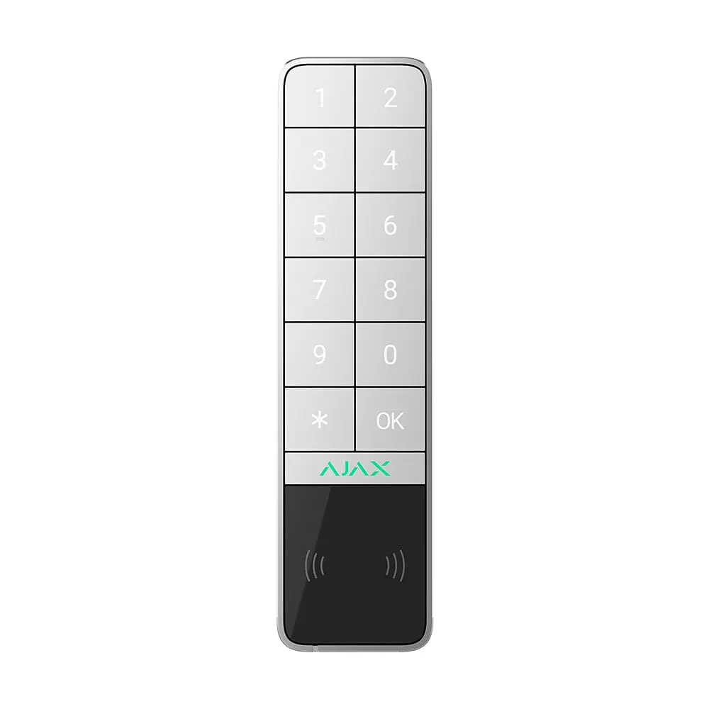 Бездротова клавіатура Ajax Keypad Outdoor White вулична IP66 (26-00582) - фото 2