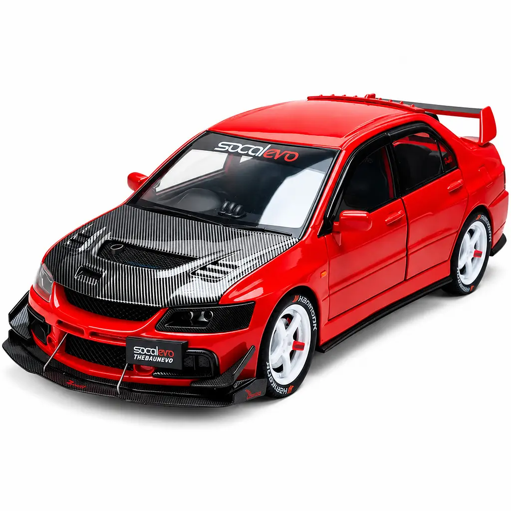 Колекційна металева модель автомобіля АвтоЕксперт Mitsubishi Lancer Evolution IX з інерцією, світлом та звуком 1:24 - фото 8