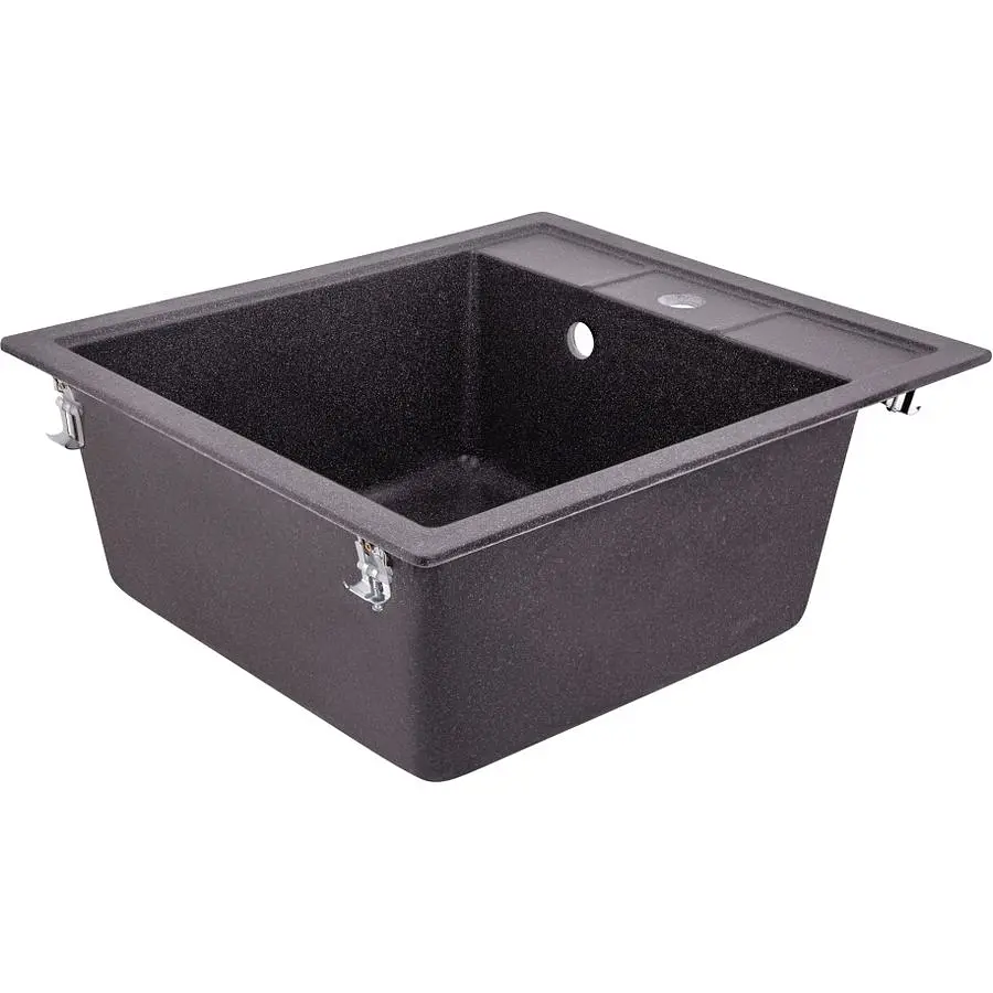 Кухонная мойка Lidz 460x515/200 GRF-13 графит (LIDZGRF13460515200) - фото 2