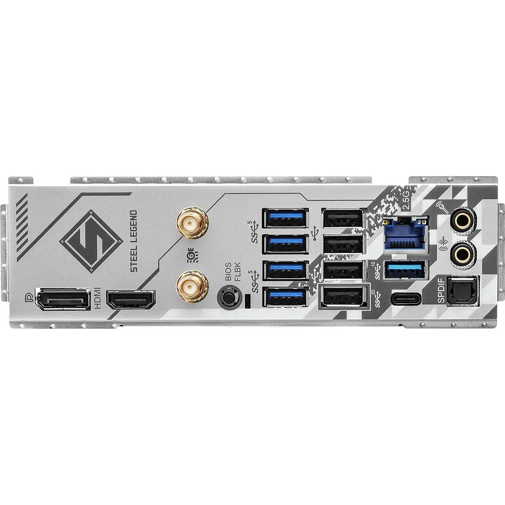 Материнська плата ASRock B650 Steel Legend WIFI (AM5/B650, 4*DDR5, 2xPCIex16, HDMI/DP, 4xSATA,3xM.2, 2.5GLan, ATX) (B650 Steel Legend WIFI) - фото 3