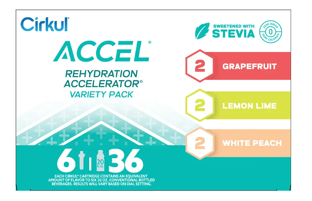 Набір картриджів для напоїв Cirkul Accel Electrolytes Flavor Water Variety Pack 6 шт - фото 4