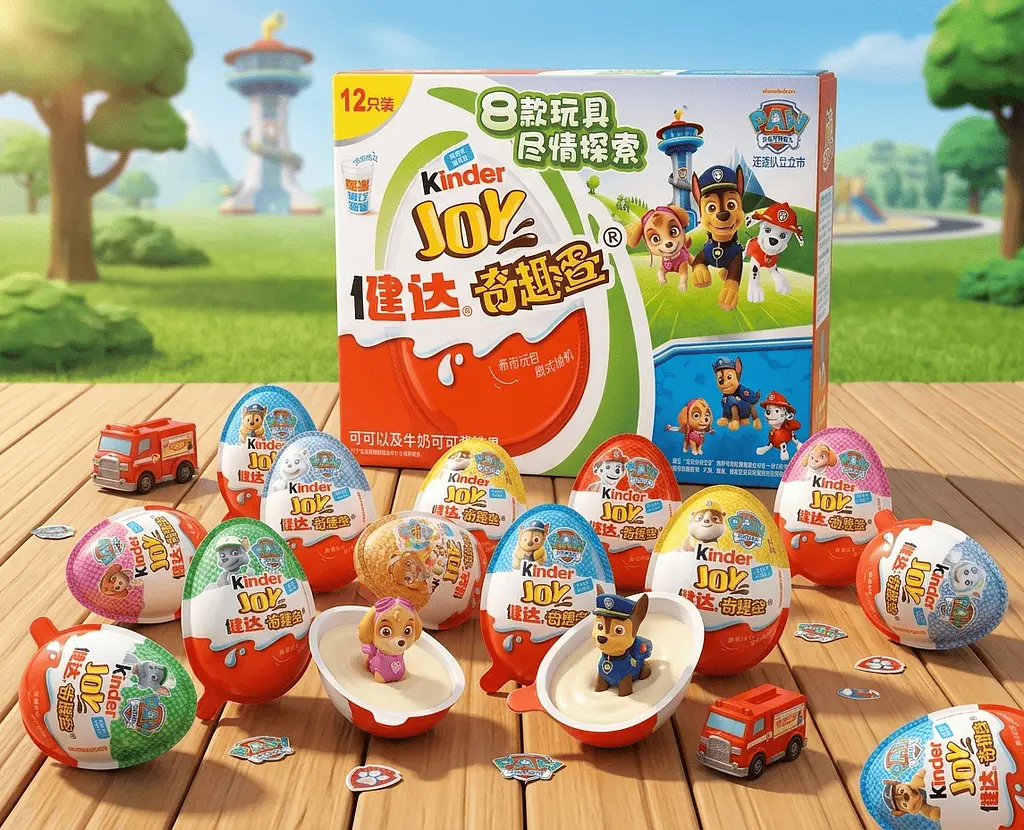 Шоколадні яйця Kinder Joy Paw Patrol 12шт х 20г - фото 2