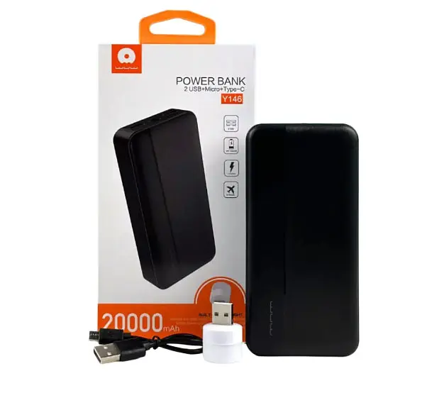 Power bank WUW Y146 20000 mAh Black - фото 4