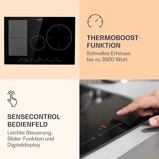 Індукційна плита Klarstein Delicatessa 77 Hybrid 7000W (10033023) - фото 2