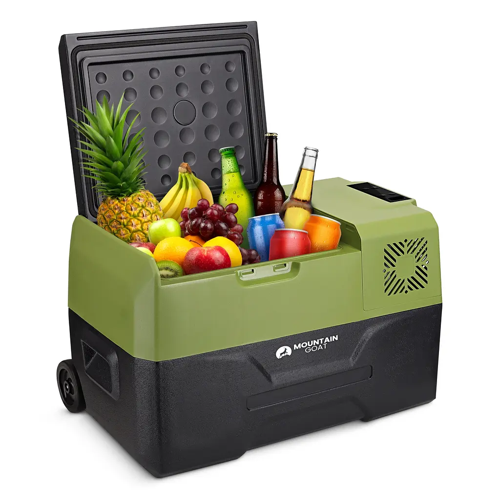Холодильник туристичний компресорний Mountain Goat XTREME 27.8 л електричний, переносний Black/Olive (P-5905973404884) - фото 7
