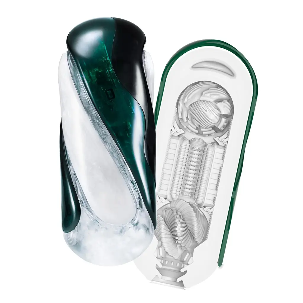 Мастурбатор Tenga Flip 360 Aurora Green - фото 2