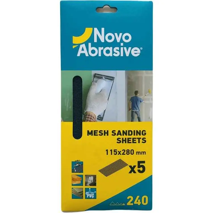 Сітка абразивна NovoAbrasive P240 5шт