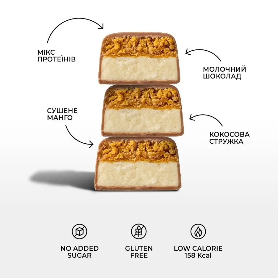 Батончики Spacefood Space Bite Protein Bar Coconut-Mango, 10*45 грамм - фото 4