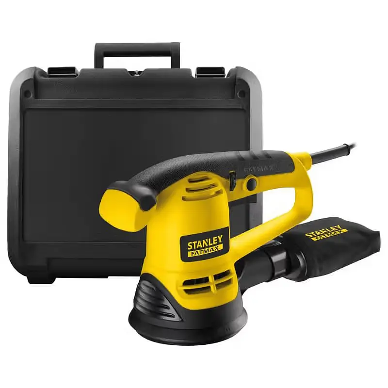 Шлифмашина эксцентриковая Stanley FatMax 480 Вт 4000-12000 об/мин кейс (FME440K-QS) - фото 2