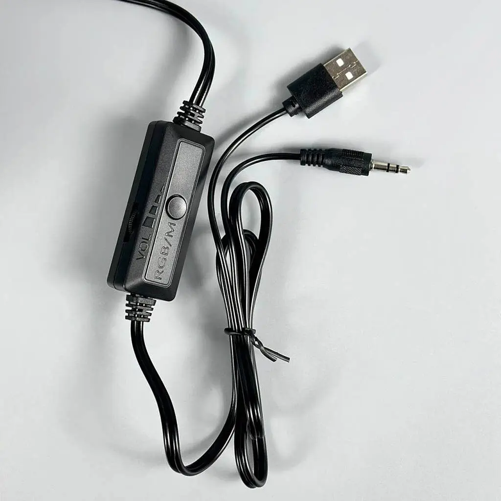 Настільні колонки Jedel S-558 з LED підсвічуванням 2x5W чорний - фото 3