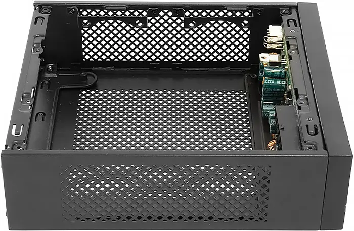 Корпус Chieftec COMPACT IX-01B-OP miniITX, без БЖ, SLIM FF - фото 6