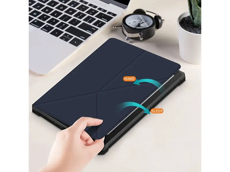 Чохол для електронної книги BeCover Ultra Slim Origami для Amazon Kindle Paperwhite 11th Gen. 2021 Deep Blue (707219) - фото 6