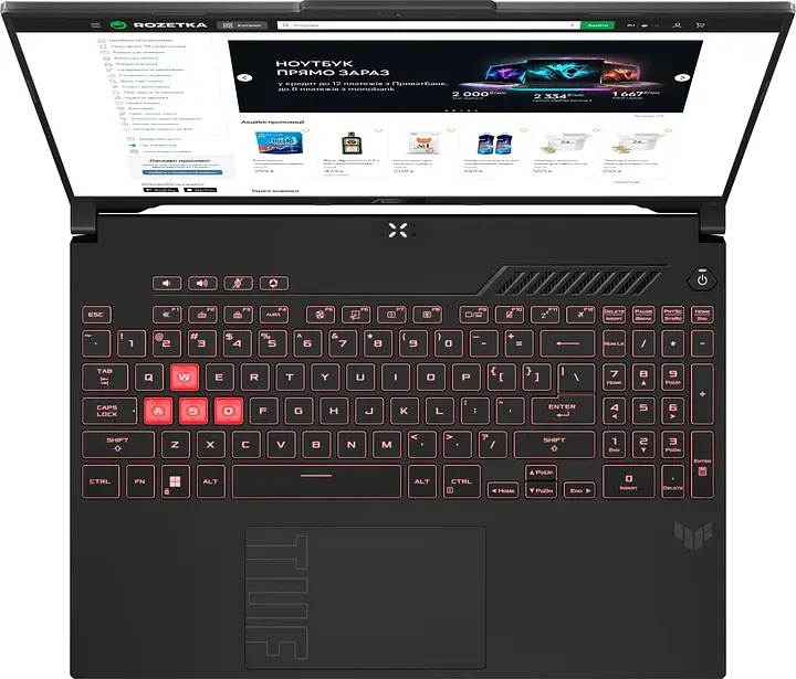 Ноутбук Asus TUF Gaming A16 FA607NUG-RL117 - Ryzen 7-7445HS 16'' 144Hz 16GB 512GB No OS RTX4050 - фото 5