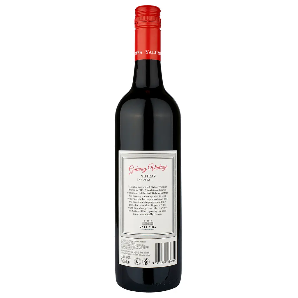 Вино Yalumba Galway Vintage Shiraz 2020, червоне, сухе, 0,75 л (R0893) - фото 2