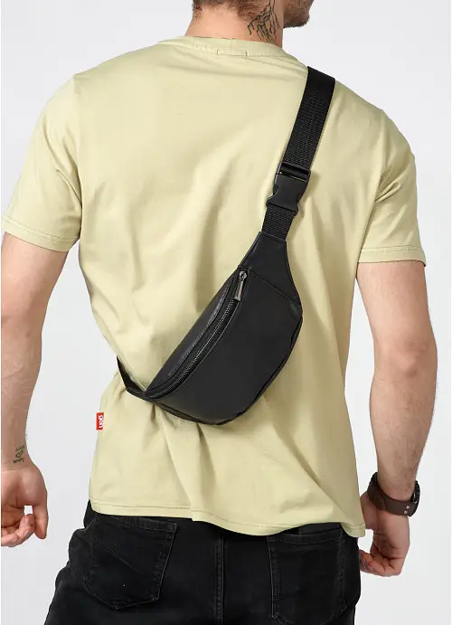Чоловіча поясна сумка бананка Sambag 30,5х14 см sum0010750 - фото 4
