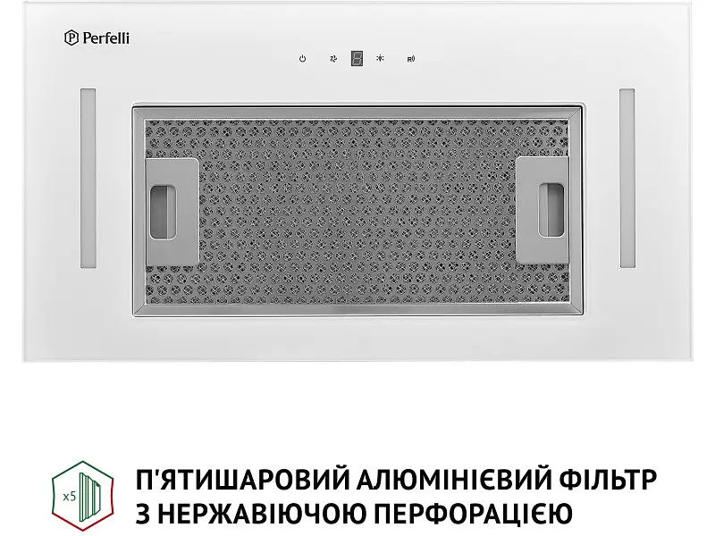 Витяжка Perfelli BIS 5684 WH 1000 LED - фото 4