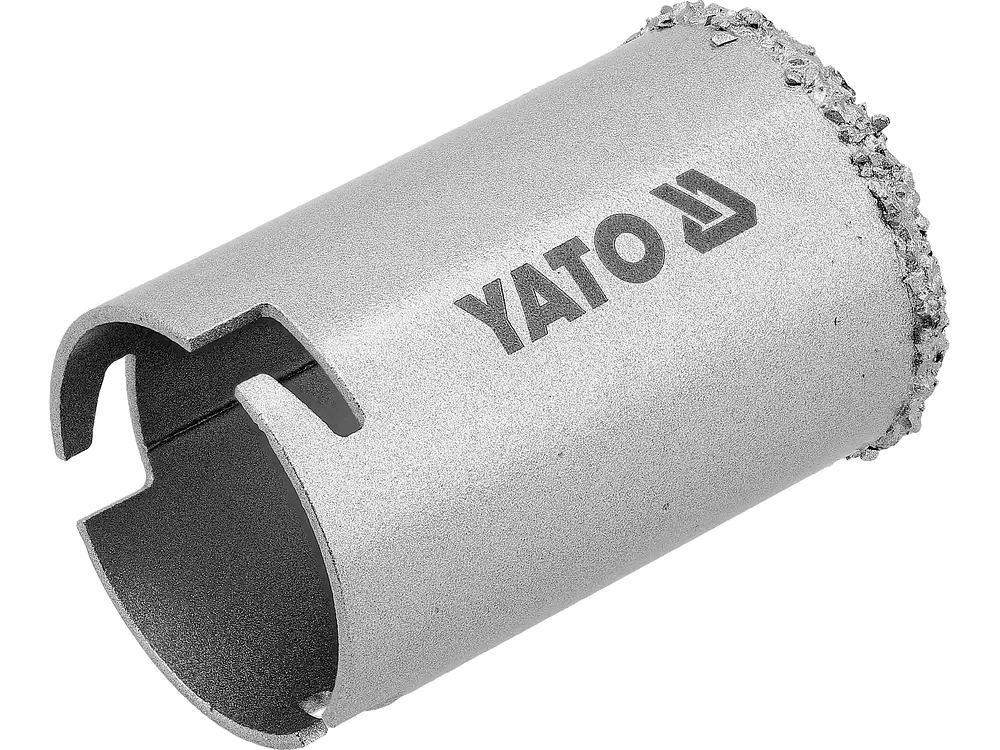 Свердло корончате з вольфраму YATO по бетоні, цеглі, кераміці, силікаті Ø=43мм, l=65мм (YT-43911) - фото 2