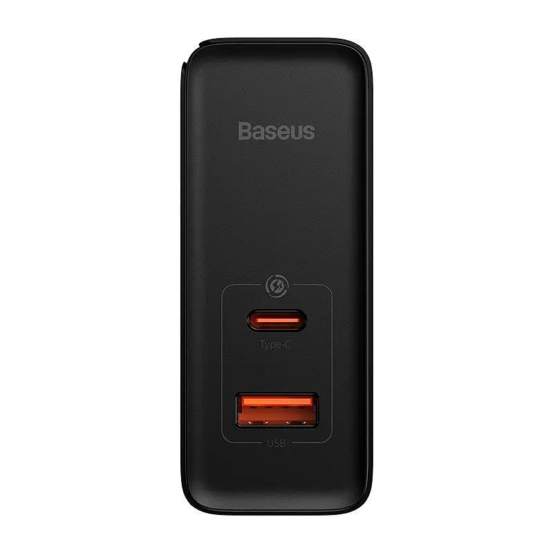 Блок питания сетевой адаптер Baseus GaN5 Pro Fast Charger 100 W (CCGP090201) черный - фото 3