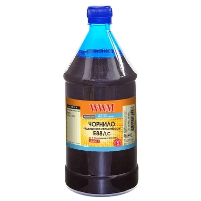 Чорнило WWM Epson L8050/L18050 1000г Black, water-soluble (E88/B-4)