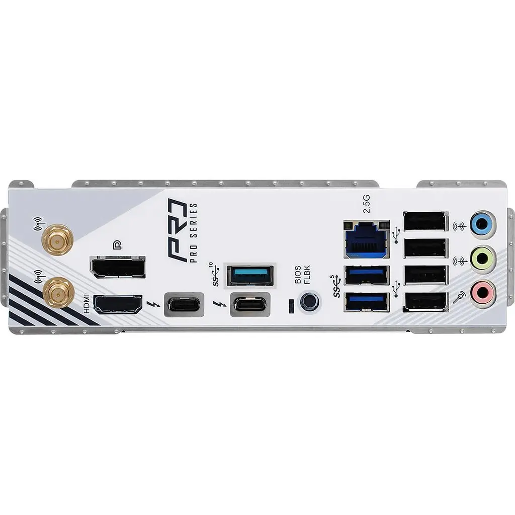 Материнська плата AsRock Z890 PRO RS WIFI WHITE (Z890 PRO RS WIFI WHITE) (Socket 1851, Intel Z890, ATX) - фото 5