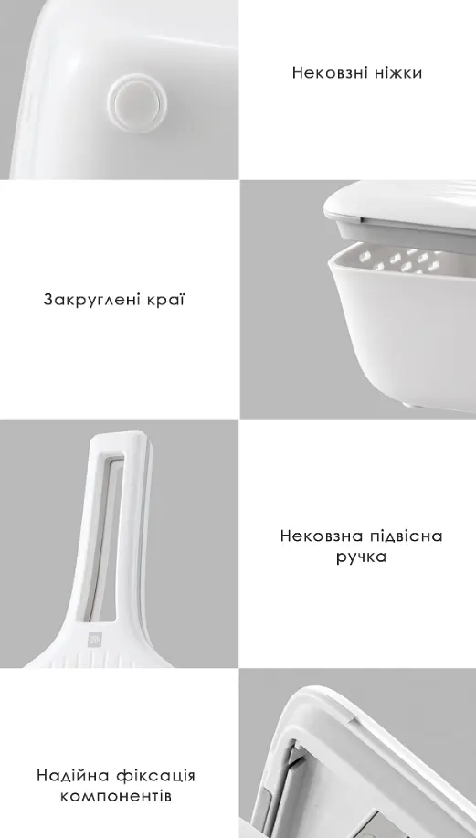Багатофункціональна овочерізка Xiaomi HuoHou (HU0137) - фото 2