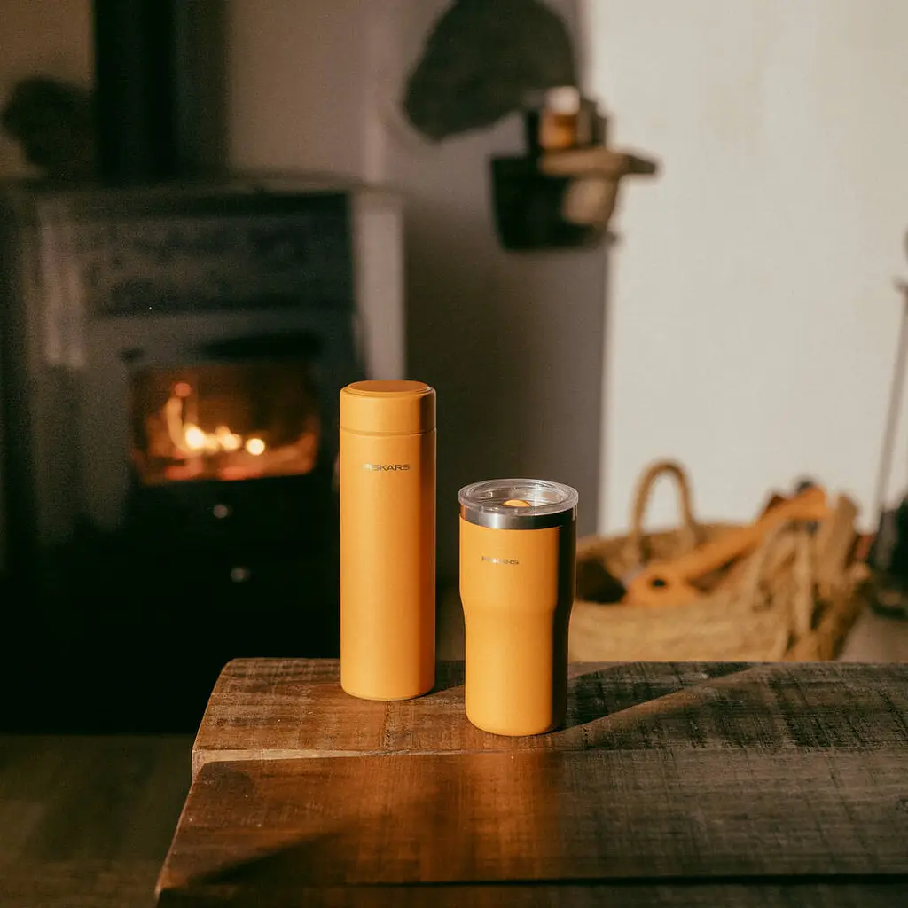 Термокружка Fiskars On-the-go 0.5 л, колір помаранчевий (1078761) - фото 7