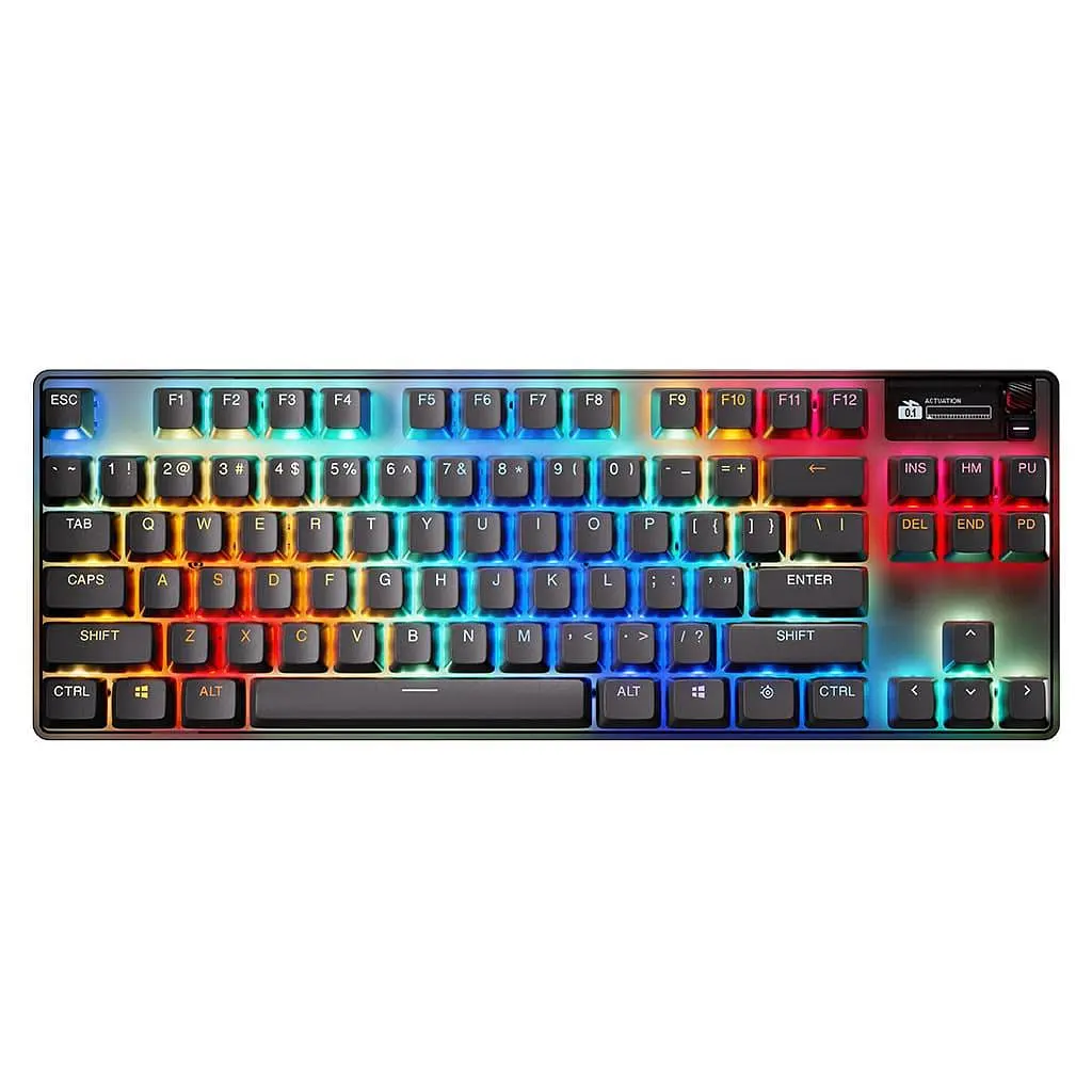 Клавіатура SteelSeries Apex Pro TKL Wireless Gen 3 UA HyperMagnetic OmniPoint 2.0 OLED (64871) - фото 2