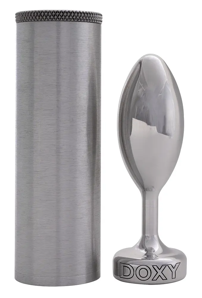 Анальна пробка Doxy Butt Plug Smooth 11 см (сріблястий) - фото 4