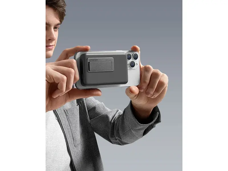 Зовнішній акумулятор (Power Bank) ANKER 633 Magnetic 10000mAh 20W Interstellar Gray (A1654G11) - фото 3