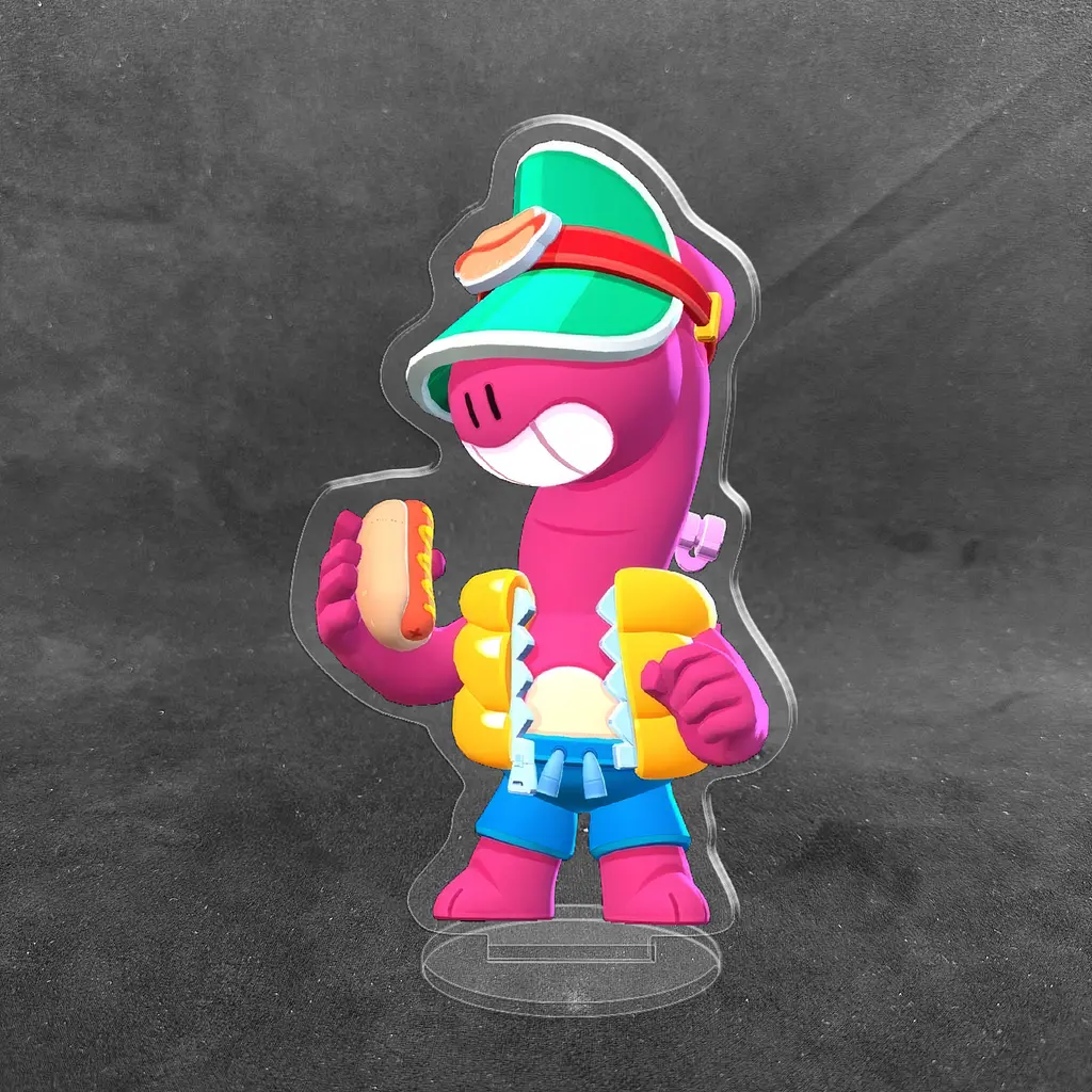 Акрилова колекційна фігурка Brawl Stars Дага (Doug) 10 см - фото 2