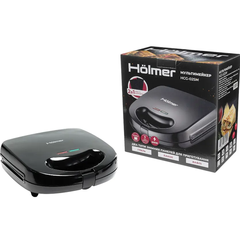 Мультимейкер Holmer HCG-02SM 2в1 черный (HCG-02SM) - фото 11