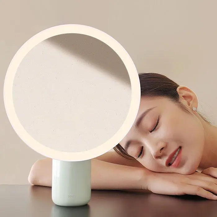 Зеркало настольное аккумуляторное с LED-подсветкой Doco DM001 - фото 3