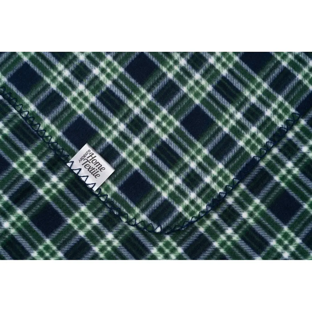 Плед Ardesto Flannel 200х160 см клетка зеленая (ART0702PB) - фото 2
