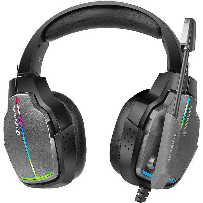 Ігрові навушники REAL-EL GDX-7680 Black (EL124100046) [112562] - фото 2