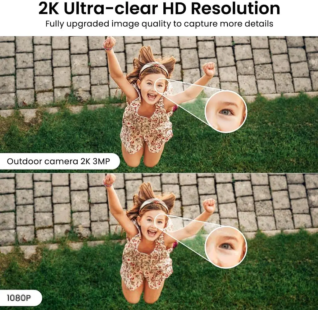 Комплект 2K Wi-Fi камер відеоспостереження 2 шт з нічним баченням - фото 4
