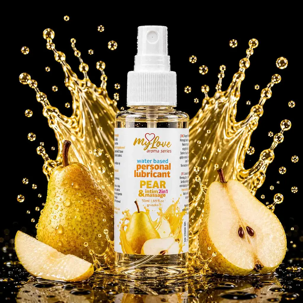 Лубрикант та масажний гель MyLove Aroma Series Intim&Massage Груша 50 мл - фото 2