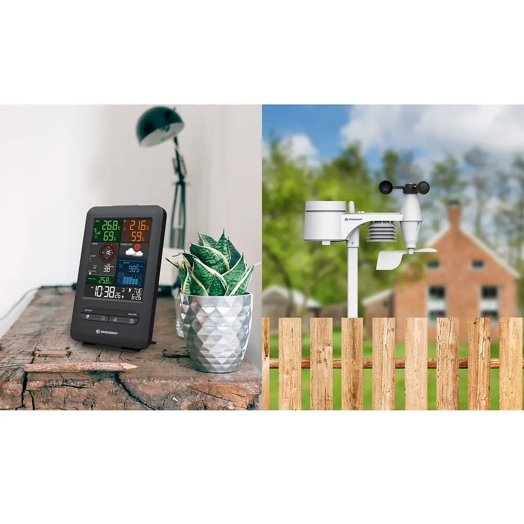 Метеостанція Bresser Weather Center 5-in-1 Beaufort (7002525) - фото 8