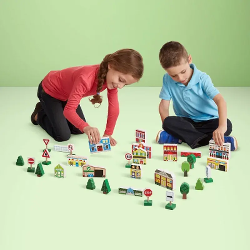 Ігровий набір Melissa&Doug дерев'яний "Місто" (MD14796) - фото 4