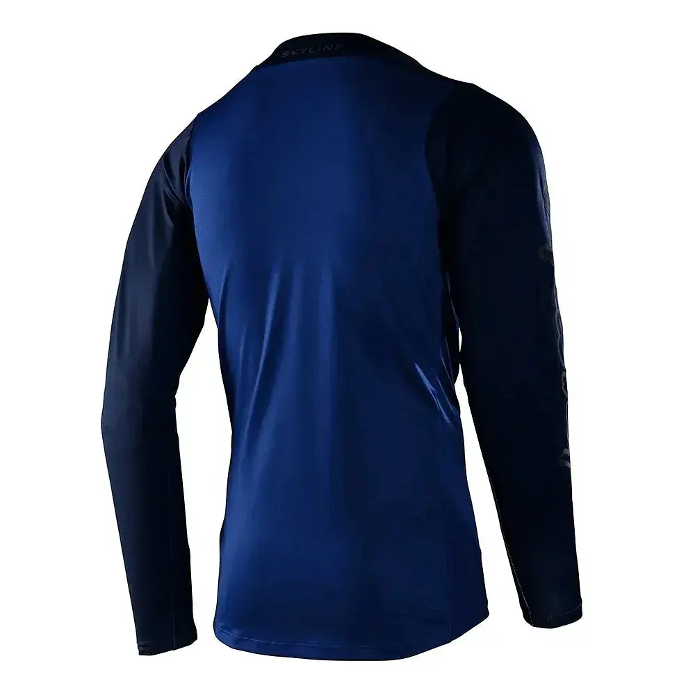 Велоджерси Troy Lee Designs Skyline LS Chill Jersey Mono Blue M (1106-353931013) - фото 2