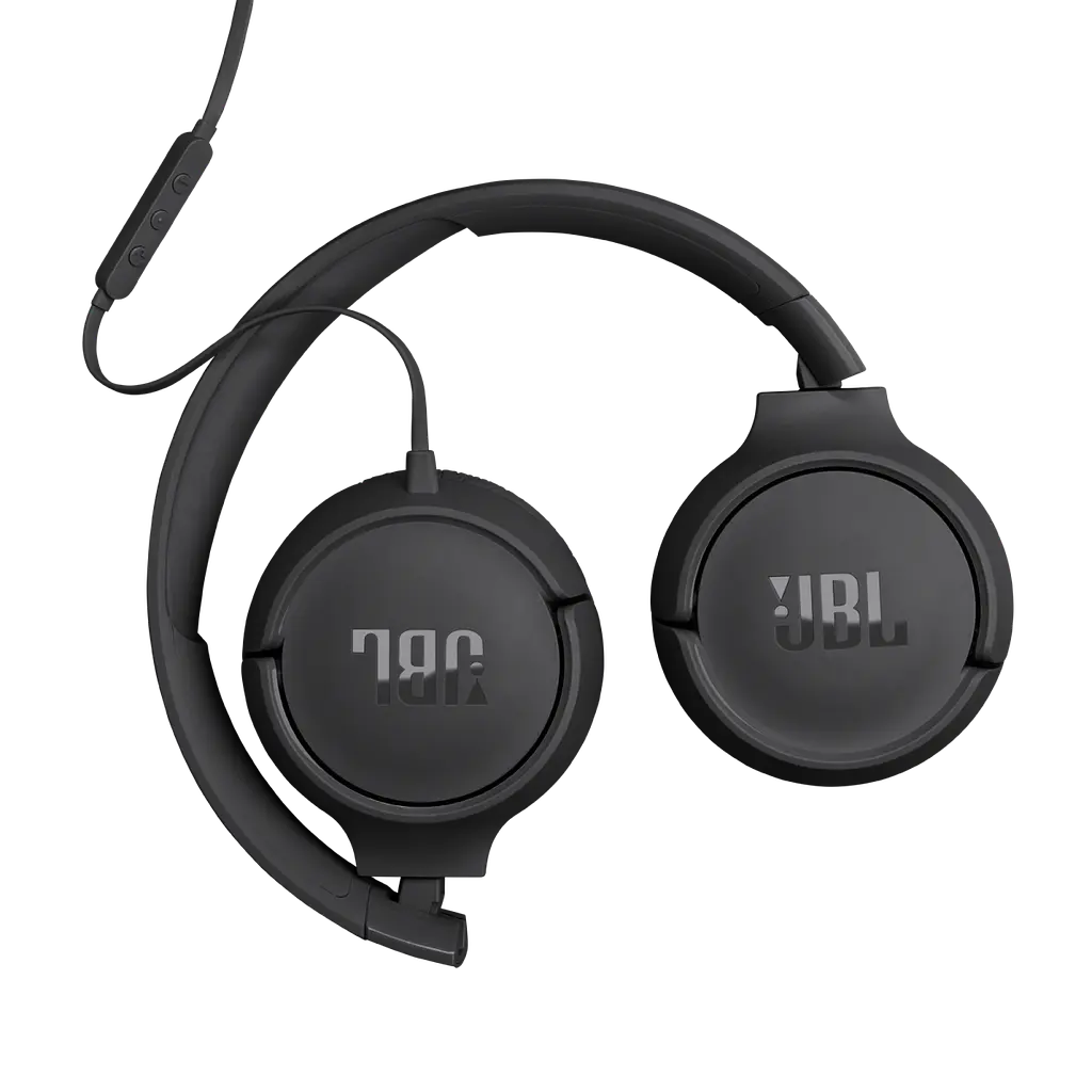 Наушники JBL накладные проводные Tune 520C USB-C штекер черные - фото 4