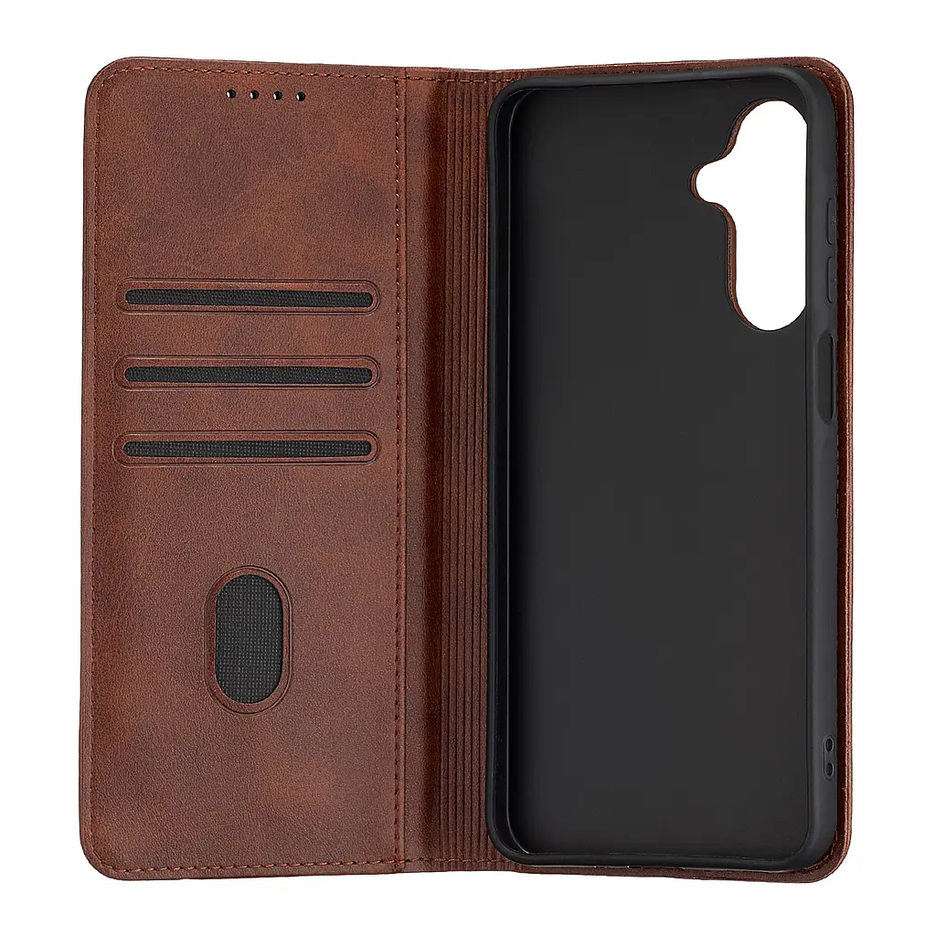 Чохол-книжка Premium Samsung A17 4G/A17 5G Dark Brown - фото 2